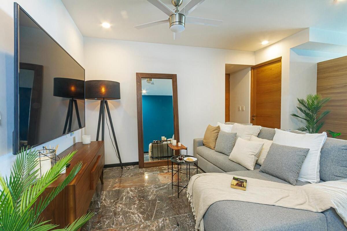 Itb Luxury Apartment On The Beach Near To 5Th Ave 신데 델 카르멘 외부 사진